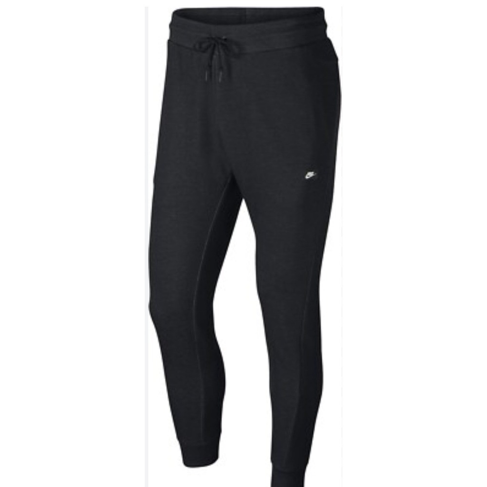 Nike Sportswear Optic Fleece Joggers Black Heather Pants Men's Size Medium - Picture 1 of 10